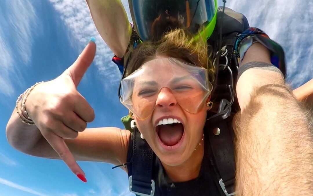 Skydiving over Tennessee Opening Weekend